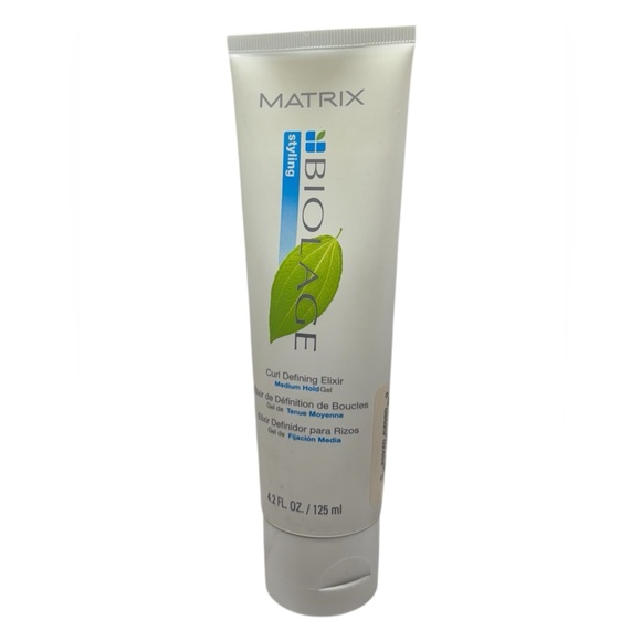 (2) Matrix Biolage Curl Defining Elixir Agave 4.2 oz Alcohol Free Curl Gel Leaf - Picture 3 of 4